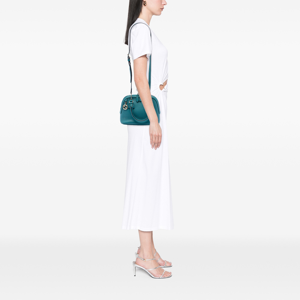 Pre-Loved Gucci Small Dollar Calfskin GG Charm Dome Satchel - Picture 7 of 7